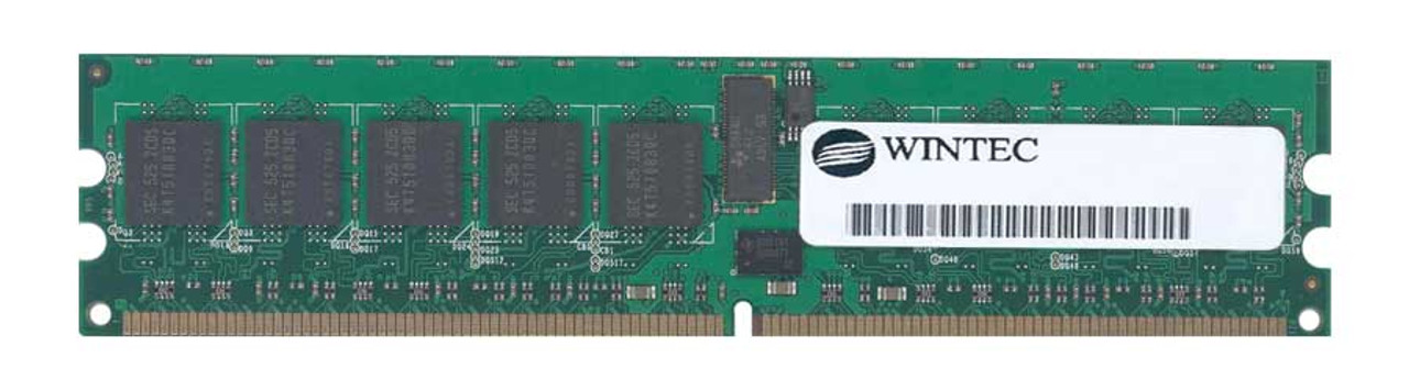 36500121 Wintec 512MB PC2-3200 DDR2-400MHz ECC Registered CL3 240-Pin DIMM Single Rank Memory Module
