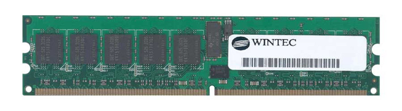 36500122 Wintec 512MB PC2-3200 DDR2-400MHz ECC Registered CL3 240-Pin DIMM Single Rank Memory Module