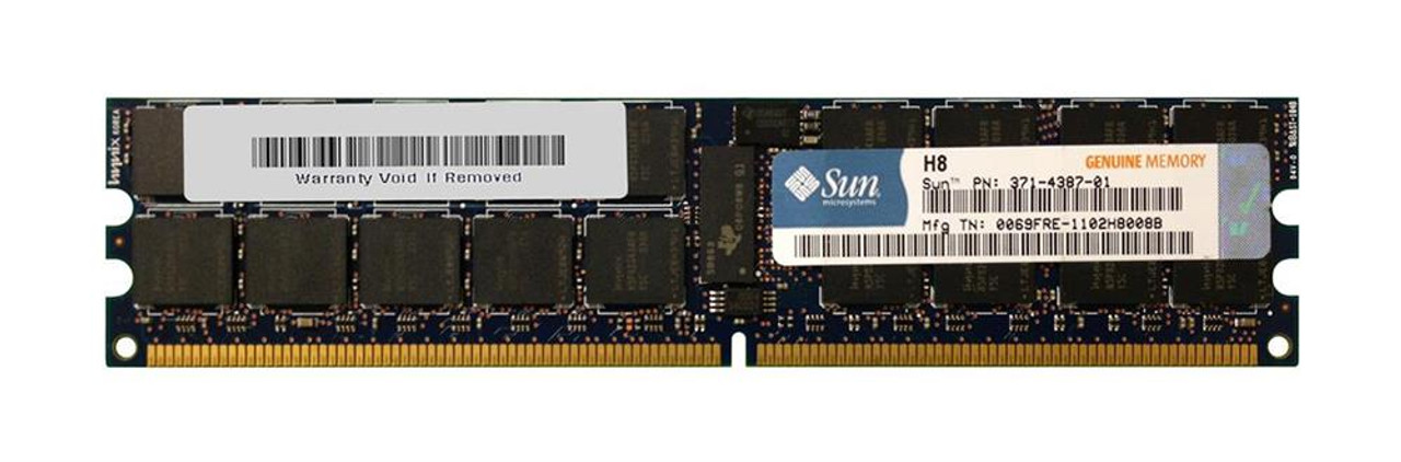 371-4387-D Sun 8GB PC2-5300 DDR2-667MHz ECC Registered CL5 240-Pin DIMM Dual Rank Memory Module