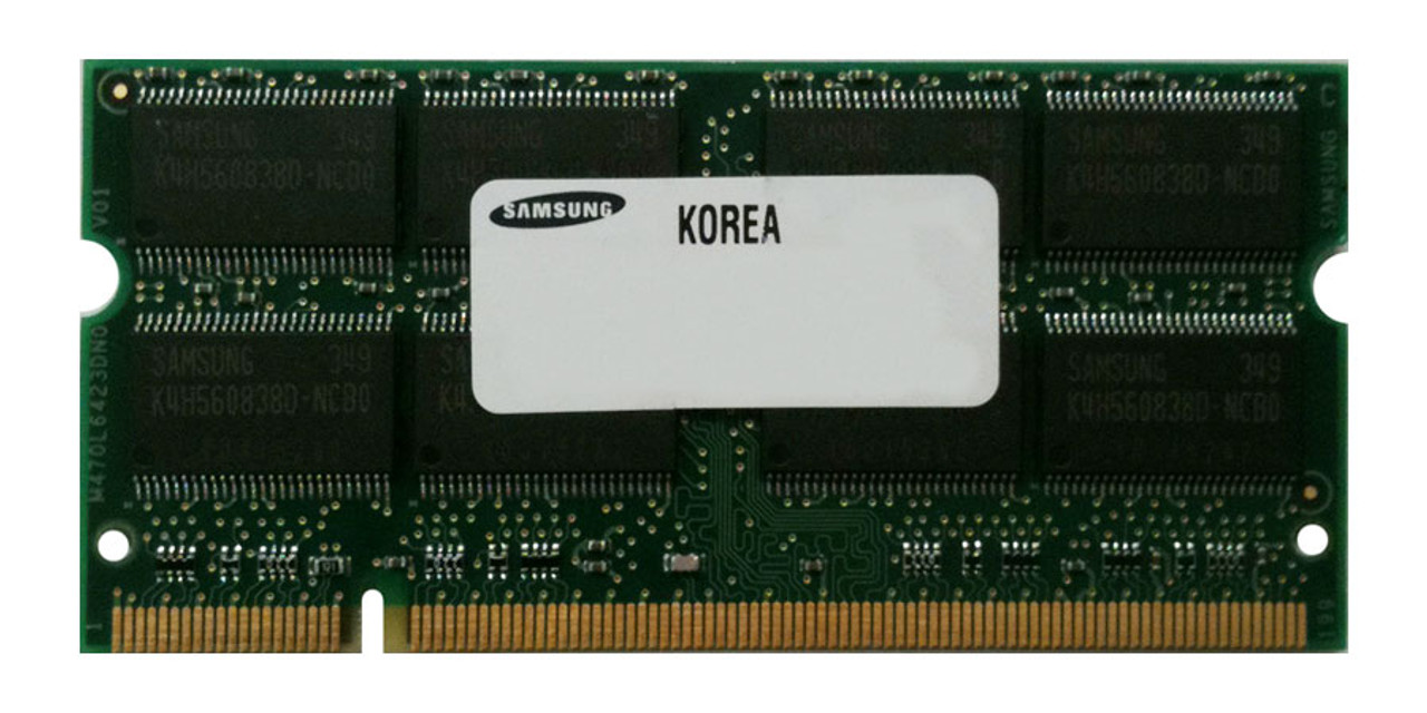 38234584 Samsung 256MB PC2700 DDR-333MHz non-ECC Unbuffered CL2.5 200-Pin SoDimm Memory Module