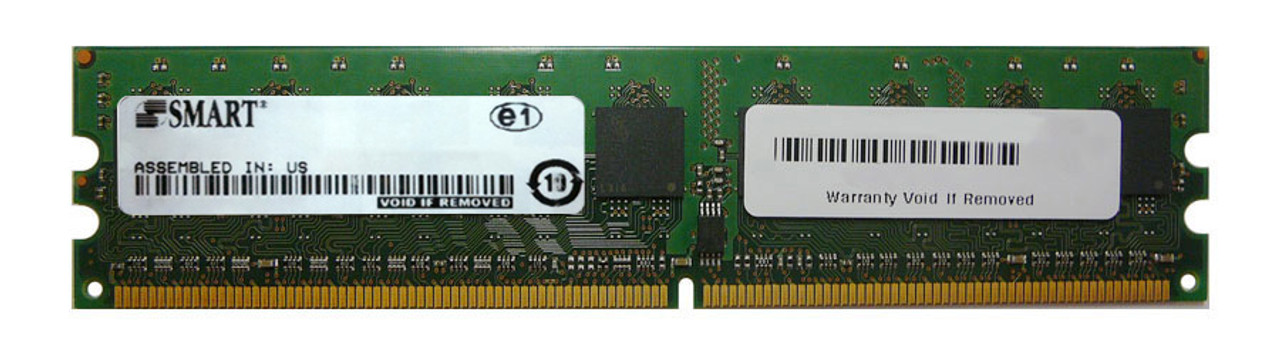 384163-B21-A Smart Modular 512MB PC2-3200 DDR2-400MHz ECC Registered CL3 240-Pin DIMM Single Rank Memory Module