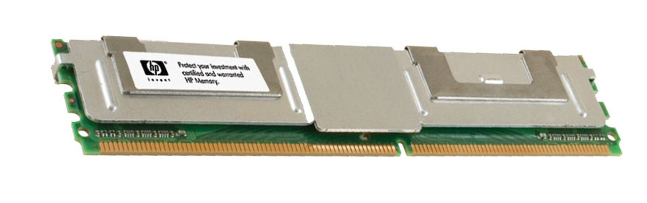 397409-B21-08 HP 1GB Kit (2 X 512MB) PC2-5300 DDR2-667MHz ECC Fully Buffered CL5 240-Pin DIMM Single Rank Memory