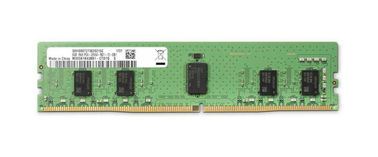 3PL81AA= HP 8GB PC4-21300 DDR4-2666MHz non-ECC Unbuffered CL19 288-Pin DIMM 1.2V Single Rank Memory Module