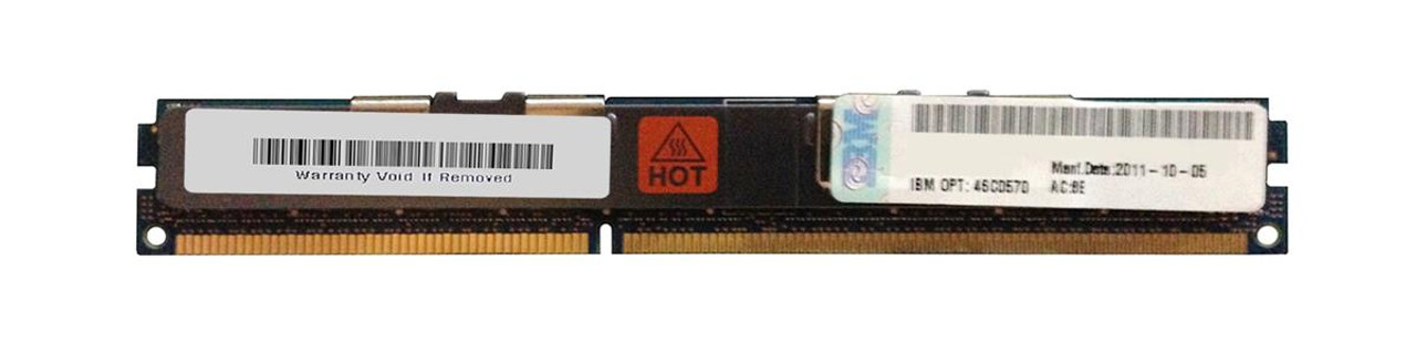 46C0570-01 IBM 8GB PC3-8500 DDR3-1066MHz ECC Registered CL7 240-Pin DIMM 1.35V Low Voltage (LV) Very Low Profile (VLP) Quad Rank x8 Memory Module