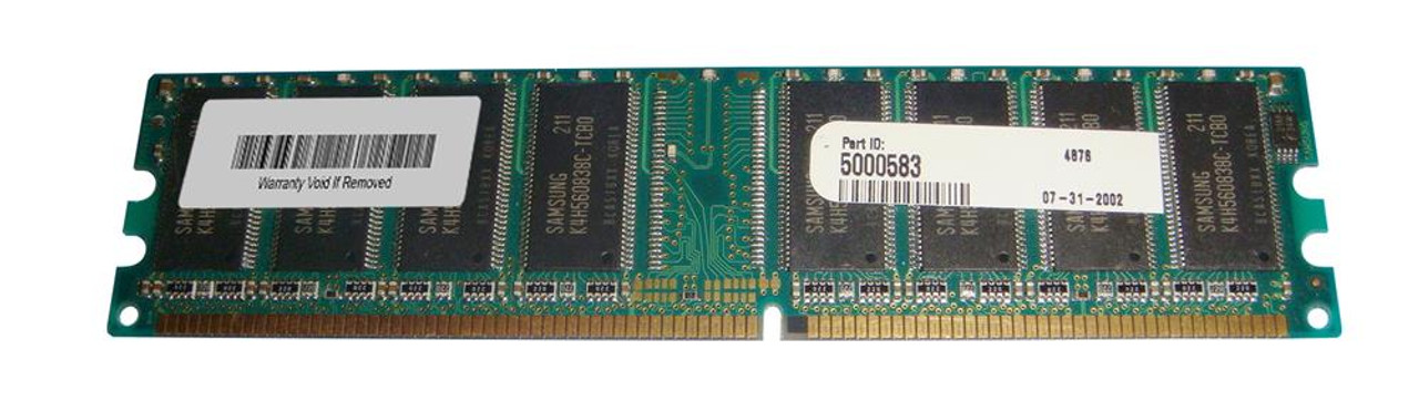 5000583 Gateway 256MB PC2100 DDR-266MHz non-ECC Unbuffered CL2.5 184-Pin  DIMM 2.5V Memory Module