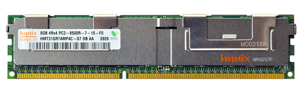 500664-B21-AA Memory Upgrades 8GB PC3-8500 DDR3-1066MHz ECC Registered CL7 240-Pin DIMM Quad Rank Memory Module