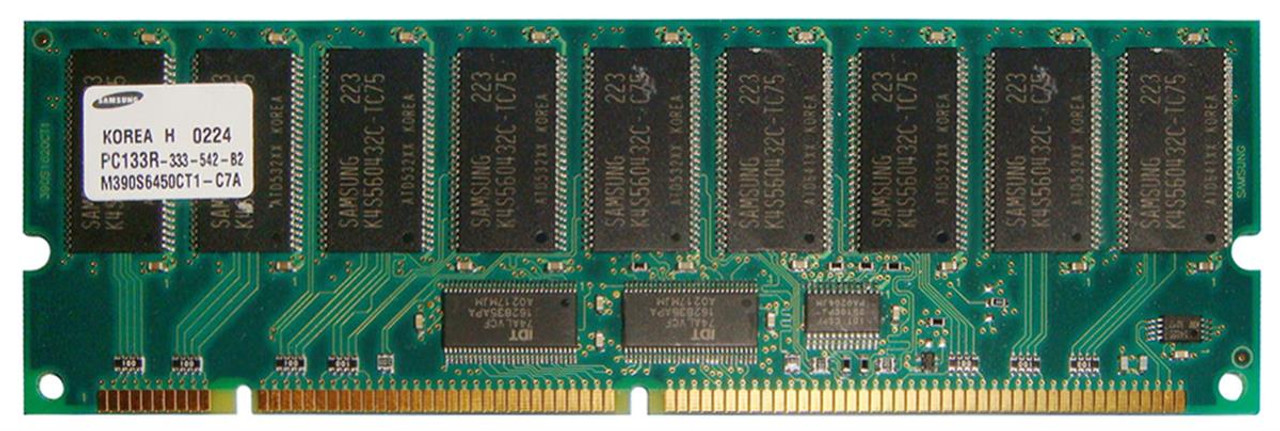 512E1333R28 Memory Upgrades 512MB PC133 133MHz ECC Registered CL3 3.3V 168-Pin DIMM Memory Module