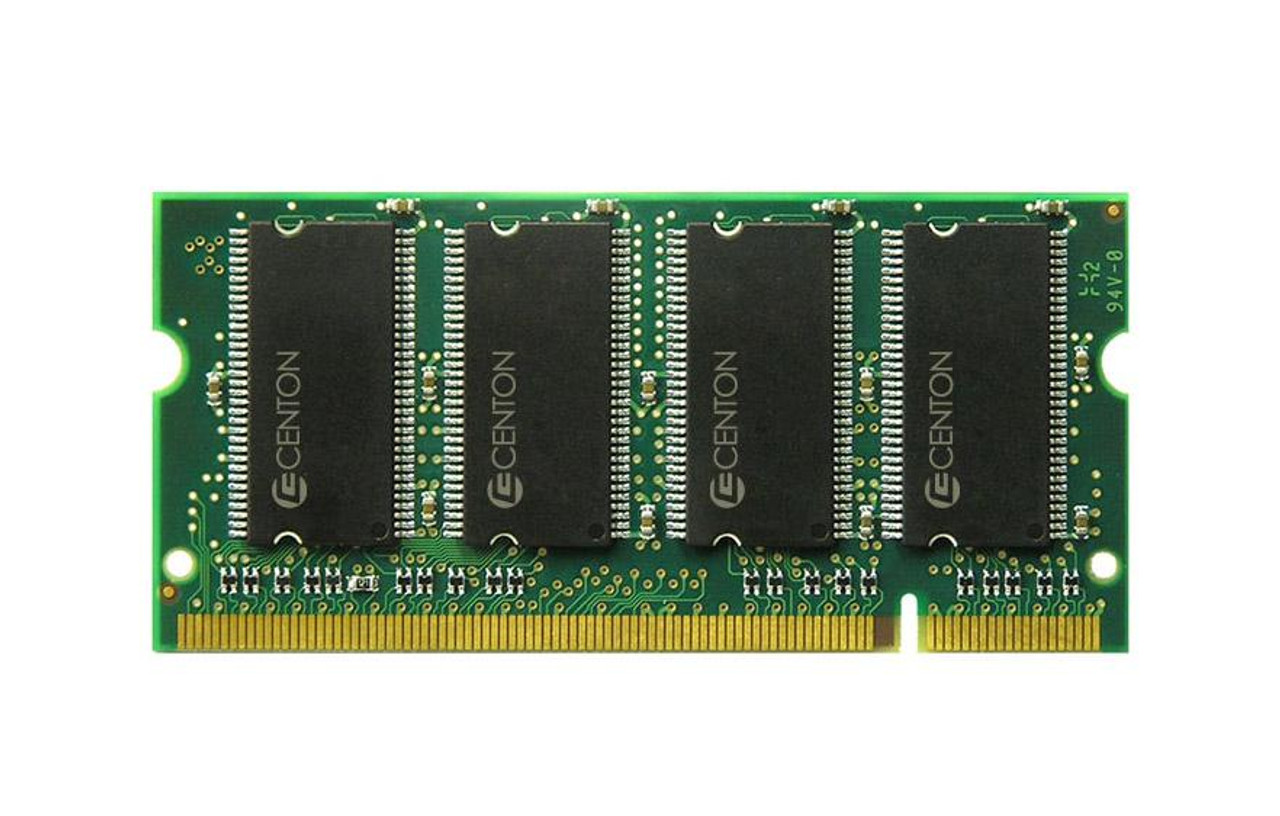 512MBLT133 Centon 512MB PC133 133MHz non-ECC Unbuffered CL3 144-Pin SoDimm Memory Module