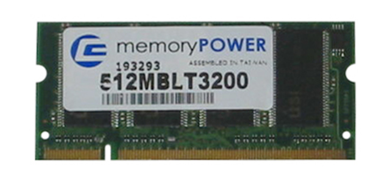 512MBLT3200 Centon 512MB PC3200 DDR-400MHz non-ECC Unbuffered CL3 200-Pin SoDimm 2.5V Memory Module