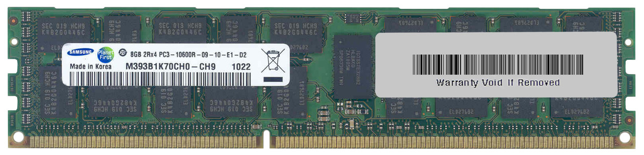 593913R-B21-AA Memory Upgrades 8GB PC3-10600 DDR3-1333MHz ECC Registered CL9 240-Pin DIMM Dual Rank Memory Module