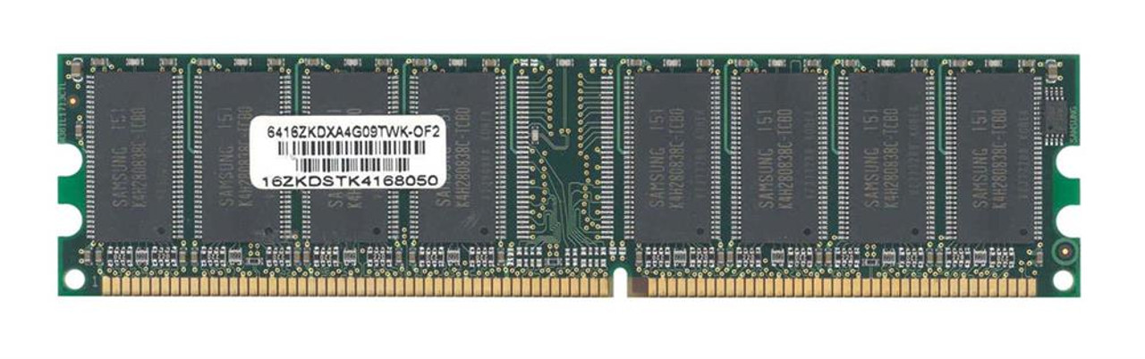 6416ZKDXA4G09TWK-OF2 PNY 128MB PC2100 DDR-266MHz non-ECC Unbuffered CL2.5 184-Pin DIMM 2.5V Memory Module