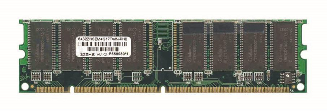 6432ZHSEM4G17TWN-PH0 PNY 256MB PC133 133MHz non-ECC Unbuffered CL3 168-Pin DIMM Memory Module