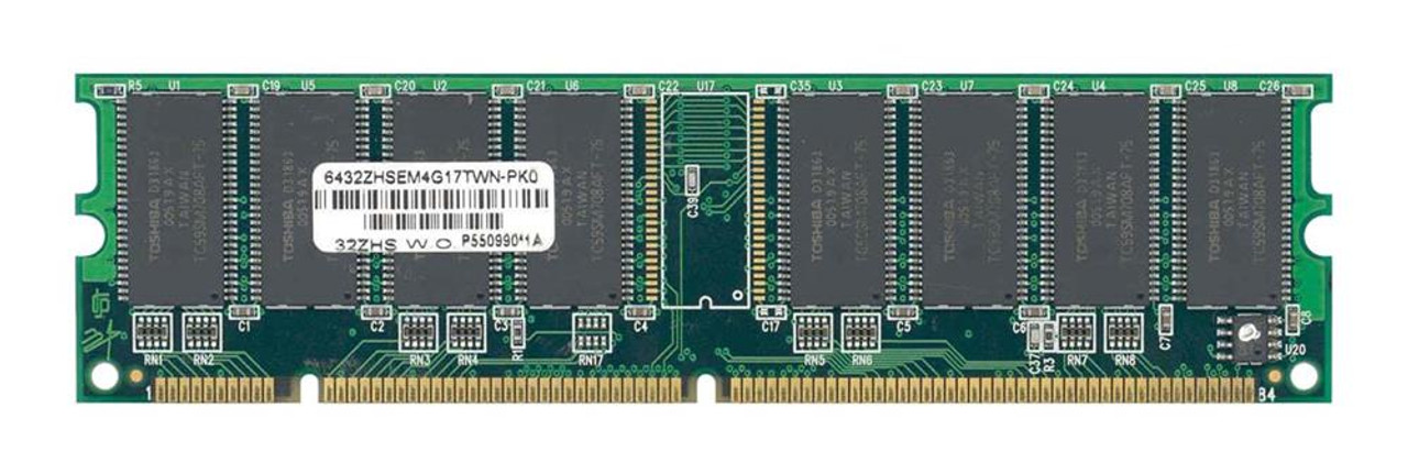 6432ZHSEM4G17TWN-PK0 Pny 256MB PC133 133MHz non-ECC Unbuffered CL3 168-Pin DIMM Memory Module