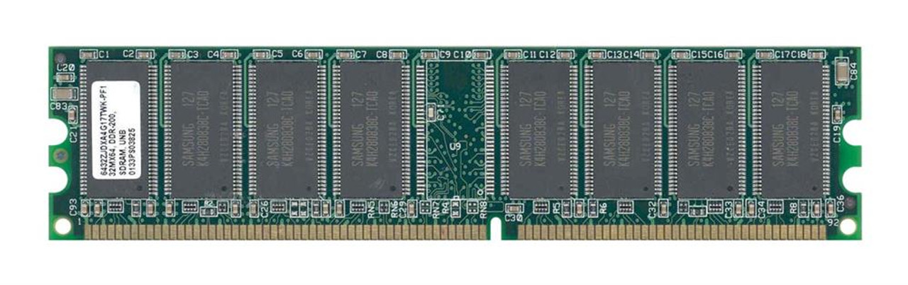 6432ZJDXA4G17TWK-PF1 PNY 256MB PC1600 DDR-200MHz non-ECC Unbuffered CL2 184-Pin DIMM Memory Module
