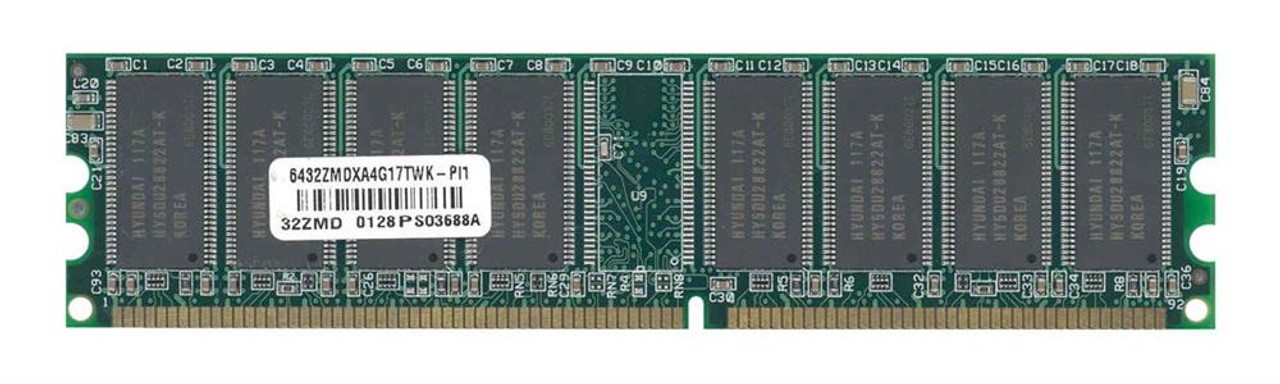 6432ZMDXA4G17TWK-PI1 PNY 256MB PC2100 DDR-266MHz non-ECC Unbuffered CL2.5 184-Pin DIMM 2.5V Memory Module