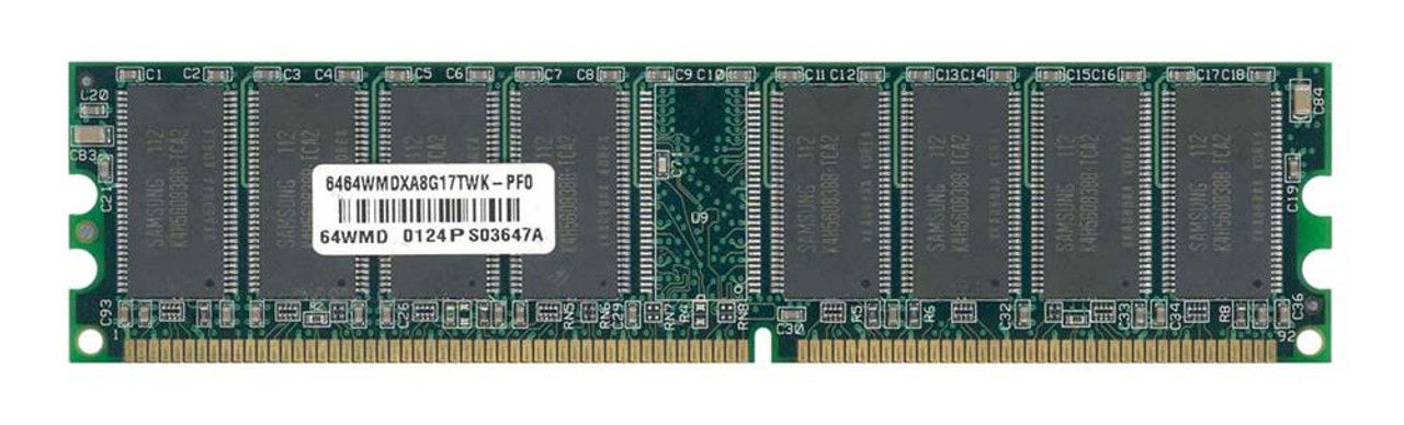 6464WMDXA8G17TWK-PF0 PNY 512MB PC2100 DDR-266MHz non-ECC Unbuffered CL2.5 184-Pin DIMM 2.5V Memory Module