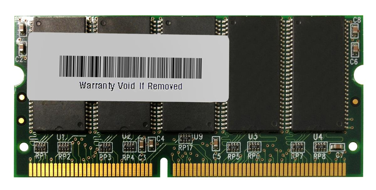 69000696-F00-CSC PNY 256MB PC133 133MHz ECC Unbuffered CL3 144-Pin SoDimm Memory Module