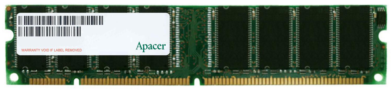 71.84353.115 Apacer 256MB PC133 133MHz non-ECC Unbuffered CL3 168-Pin DIMM Memory Module