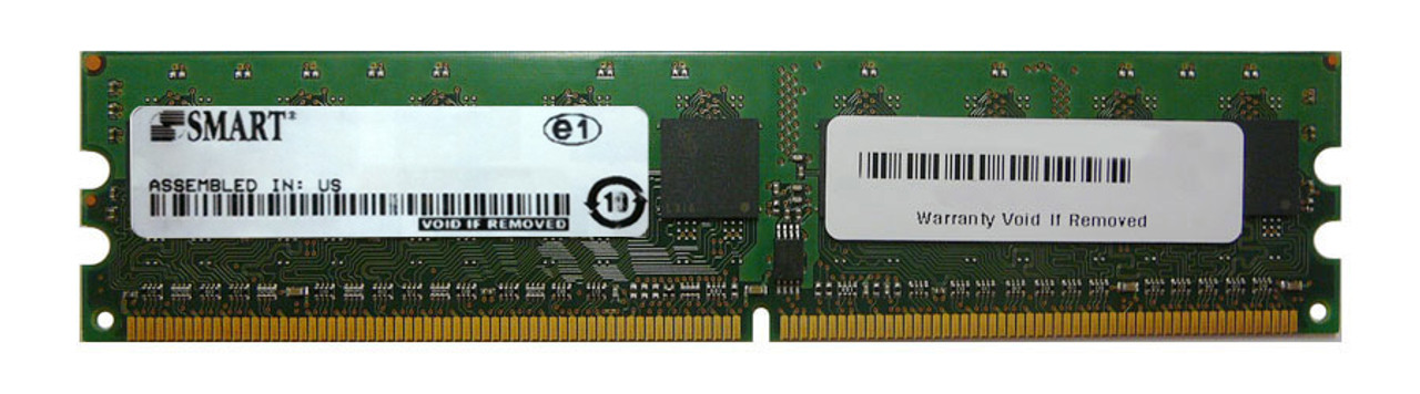 73P2865-A Smart Modular 1GB Kit (2 X 512MB) PC2-3200 DDR2-400MHz ECC Registered CL3 240-Pin DIMM Memory