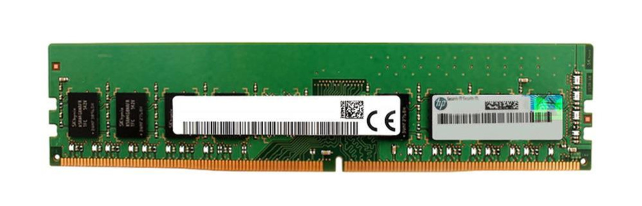 834932-001 HP 8GB PC4-17000 DDR4-2133MHz non-ECC Unbuffered CL15 288-Pin DIMM 1.2V Dual Rank Memory Module
