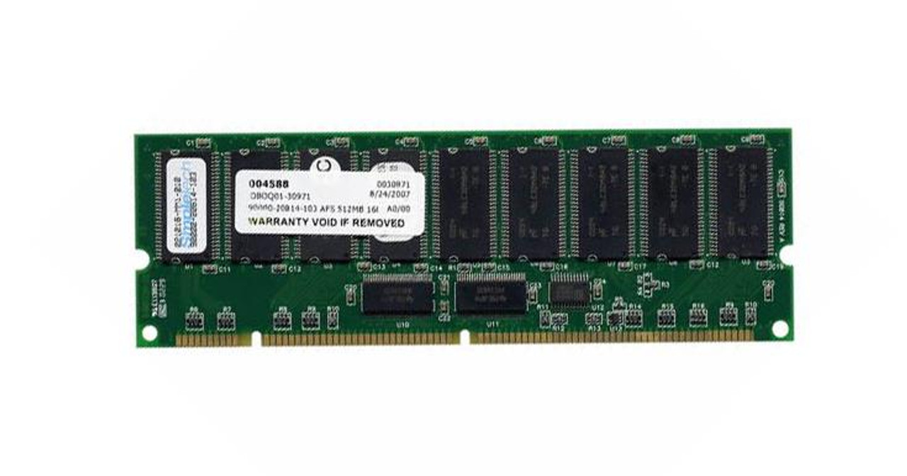 90000-20814-002 SimpleTech 256MB PC133 133MHz ECC Registered CL3 168-Pin DIMM Memory Module