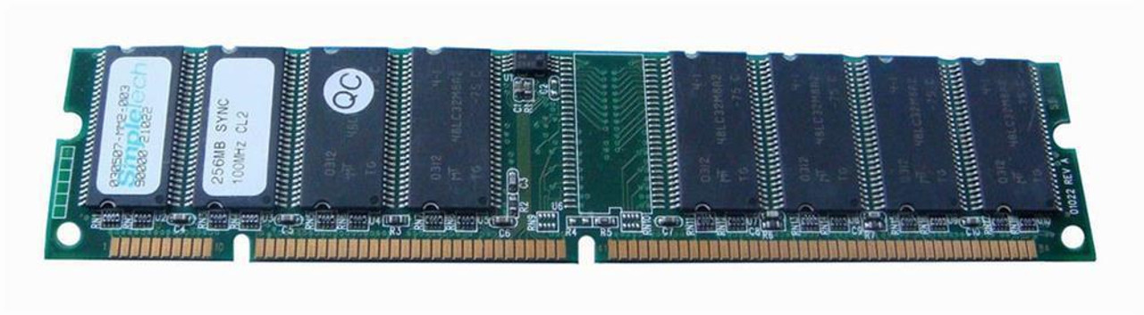 90000-20853-303 SimpleTech 256MB PC2100 DDR-266MHz Registered ECC CL2.5 184-Pin DIMM 2.5V Memory Module