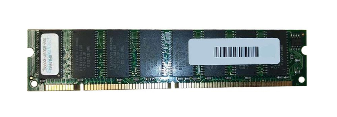 90000-40365-001 SimpleTech 128MB PC133 133MHz non-ECC Unbuffered CL3 168-Pin DIMM Memory Module