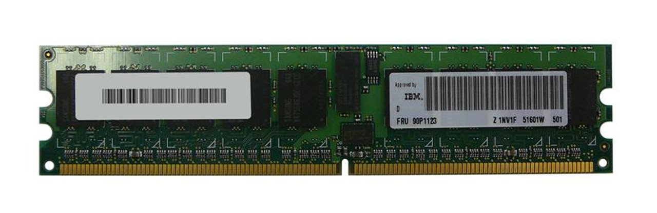 90P1123 IBM 256MB PC2-3200 DDR2-400MHz ECC Registered CL3 240-Pin DIMM Single Rank Memory Module