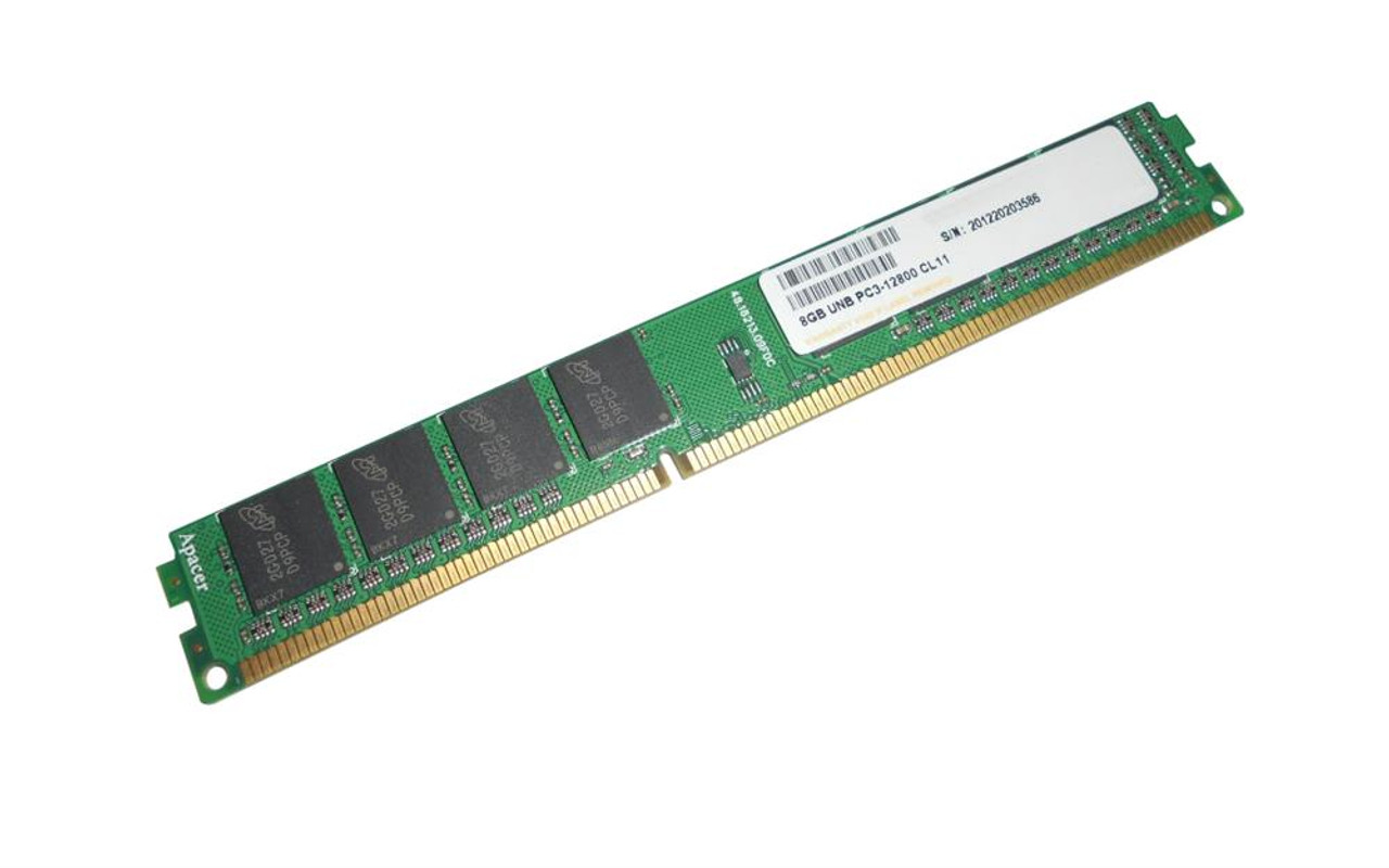 96D3-8G1600NN-APL Advantech 8GB PC3-12800 DDR3-1600MHz CL11 non-ECC Unbuffered 240-Pin DIMM Very Low Profile (VLP) Dual Rank Memory Module