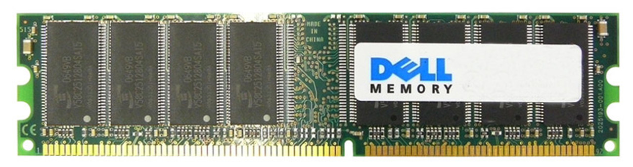 A0125344 Dell 512MB PC3200 DDR-400MHz non-ECC Unbuffered CL3 184-Pin DIMM Memory Module
