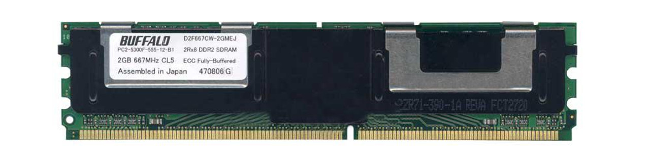 A2F800-E2GX8 Buffalo TechWorks 16GB Kit (2 X 8GB) PC2-6400 DDR2-800MHz ECC Fully Buffered CL5 240-Pin DIMM Dual Rank Memory