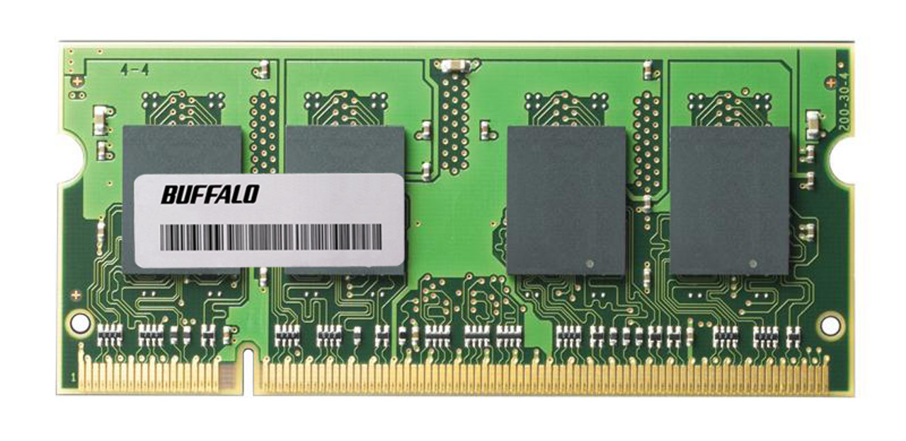 A2N533-256M Buffalo TechWorks 256MB PC2-4200 DDR2-533MHz non-ECC Unbuffered CL4 200-Pin SoDimm Single Rank Memory Module