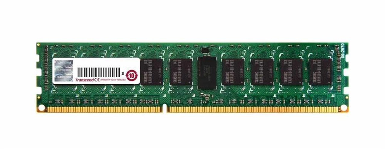 A38063 Transcend 8GB PC3-10600 DDR3-1333MHz ECC Registered CL9 240-Pin DIMM 1.35V Low Voltage Dual Rank Memory Module