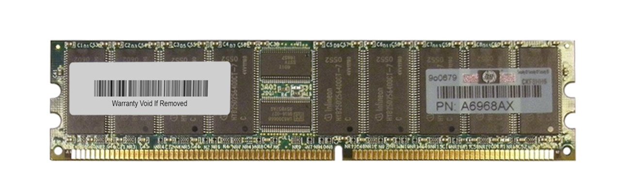 A6968A =(4X) HP 2GB Kit (4x512MB) PC2100 DDR-266MHz non-ECC Unbuffered CL2.5 184-Pin DIMM 2.5V Memory A6968A