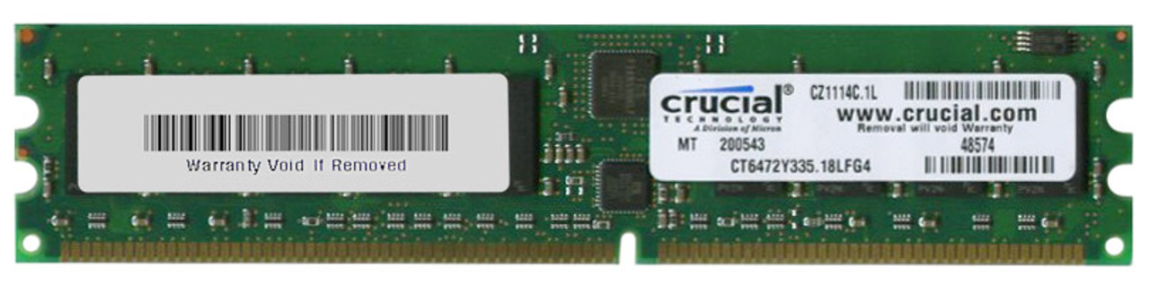 AADDR64X72RPC2700 Memory Upgrades 512MB PC2700 DDR-333MHz Registered ECC CL2.5 184-Pin DIMM 2.5V Memory Module