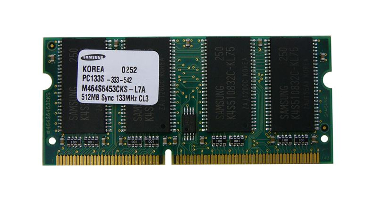 AAMPG4/512M Memory Upgrades 512MB PC133 133MHz non-ECC Unbuffered CL3 144-Pin SoDimm Memory Module