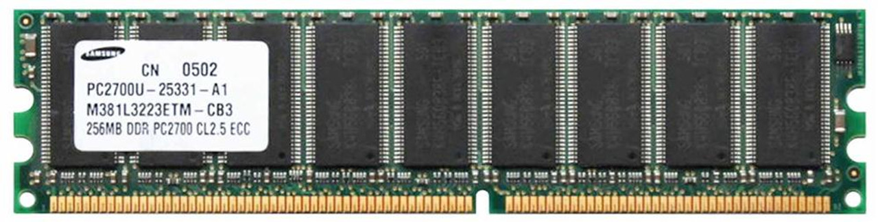 AASM3272DDR3 Memory Upgrades 256MB PC2700 DDR-333MHz ECC Unbuffered CL2.5 184-Pin DIMM Memory Module