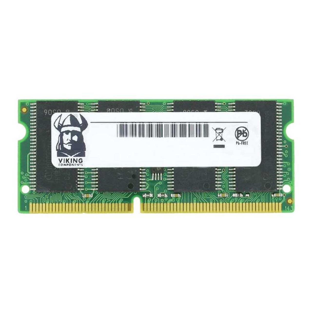 AC29002 Viking 256MB PC133 133MHz non-ECC Unbuffered CL3 144-Pin SoDimm Memory Module