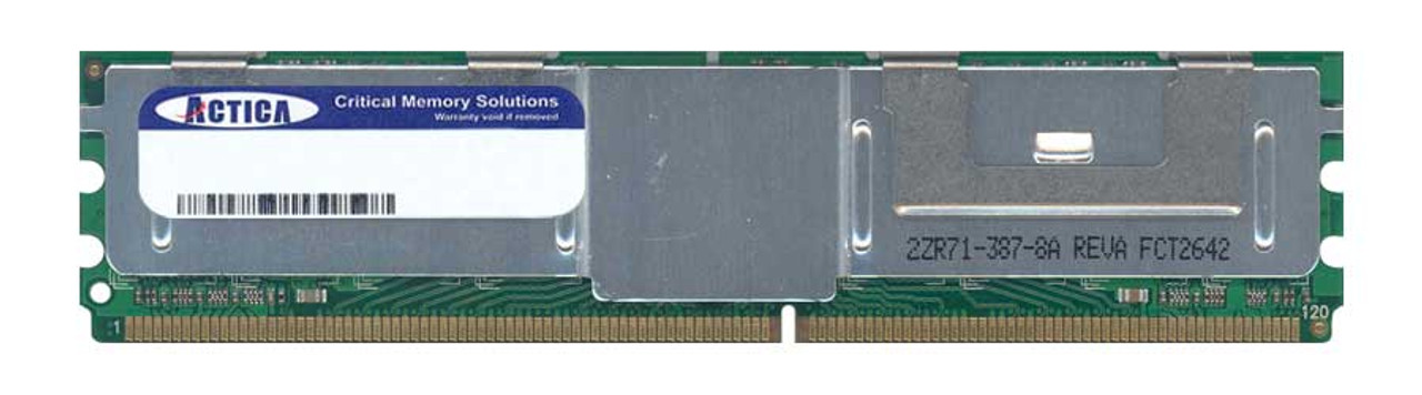 ACT512FR72J8F800S ACTICA 512MB PC2-6400 DDR2-800MHz ECC Fully Buffered CL5-5-5 240-Pin DIMM Memory Module