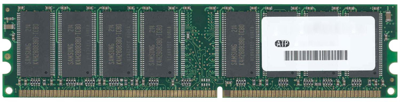AG32L64T8SQQC4S ATP 256MB PC3200 DDR-400MHz non-ECC Unbuffered CL2.5 184-Pin DIMM 2.5V Memory Module