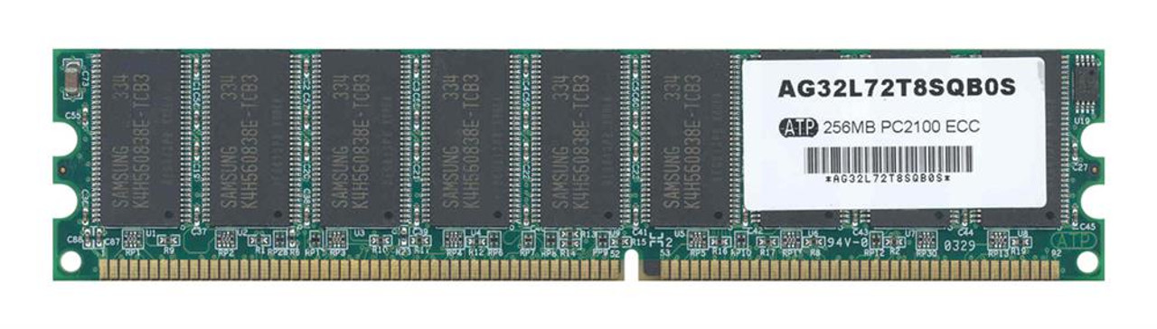 AG32L72T8SQB0S ATP 256MB PC2100 DDR-266MHz ECC Unbuffered CL2.5 184-Pin DIMM Memory Module