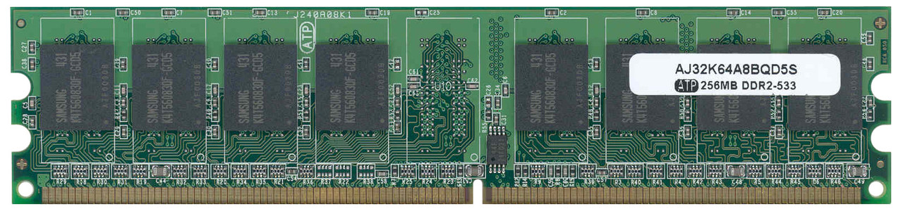 AJ32K64A8BQD5S ATP 256MB PC2-4200 DDR2-533MHz non-ECC Unbuffered CL4 240-Pin DIMM Memory Module