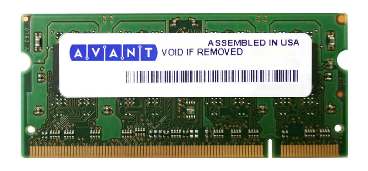 AVK6432U39C3400K3 Avant 256MB PC2-3200 DDR2-400MHz non-ECC Unbuffered CL3 200-Pin SoDimm Memory Module
