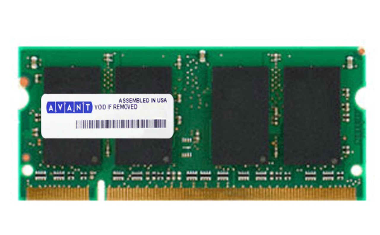 AVK6464U39C5333K6 Avant 512MB PC2700 DDR-333MHz non-ECC Unbuffered CL2.5 200-Pin SoDimm 2.5V Memory Module