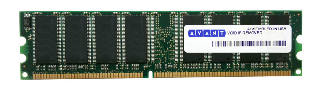 AVM6416U40C3400K2 Avant 128MB PC3200 DDR-400MHz non-ECC Unbuffered CL3 184-Pin DIMM Memory Module