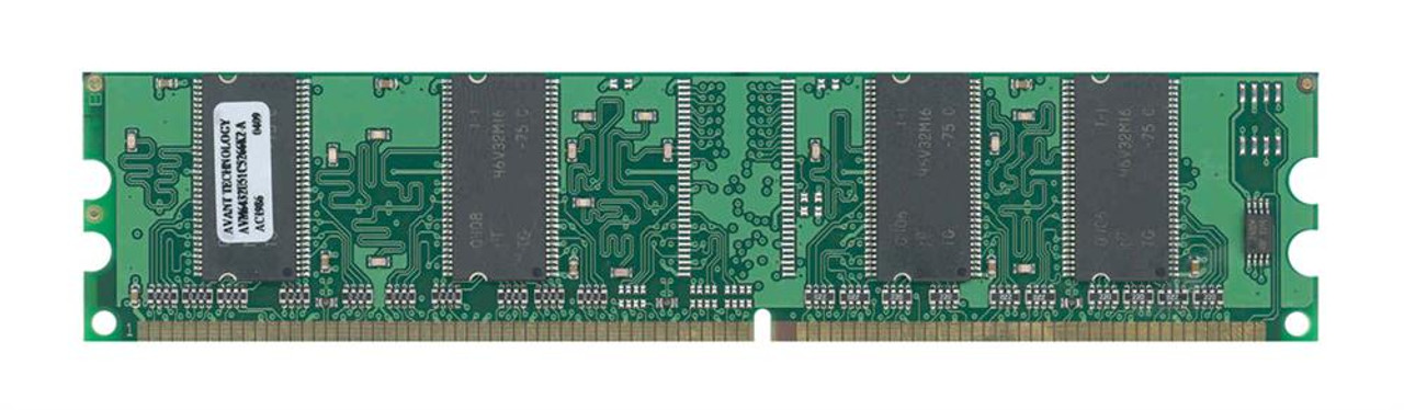 AVM6432U51C5266K2-A Avant 256MB PC2100 DDR-266MHz non-ECC Unbuffered CL2.5 184-Pin DIMM 2.5V Memory Module