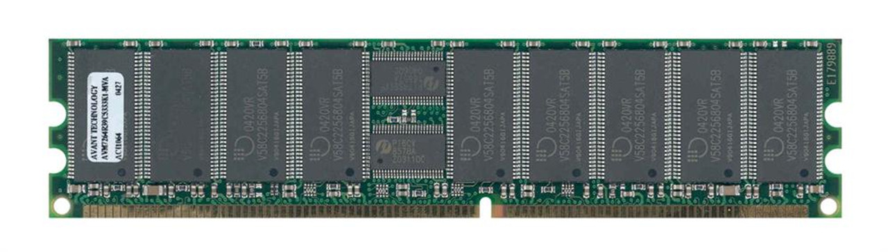 AVM7264R39C5333K1-MVA Avant 512MB PC2700 DDR-333MHz Registered ECC CL2.5 184-Pin DIMM 2.5V Memory Module