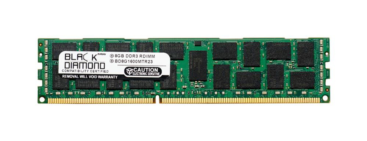 BD8G1866MTR23 Black Diamond 8GB PC3-14900 DDR3-1866MHz ECC Registered CL13 240-Pin DIMM Dual Rank Memory Module