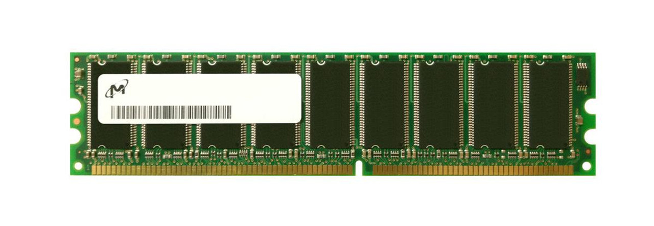 CBNB3S8004 Micron 256MB PC2100 DDR-266MHz ECC Unbuffered CL2.5 184-Pin DIMM Memory Module