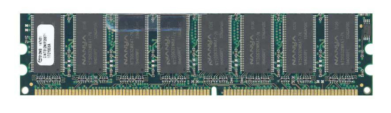 CINT512M/P266T1 Centon 512MB PC2100 DDR-266MHz non-ECC Unbuffered CL2.5 184-Pin DIMM 2.5V Memory Module
